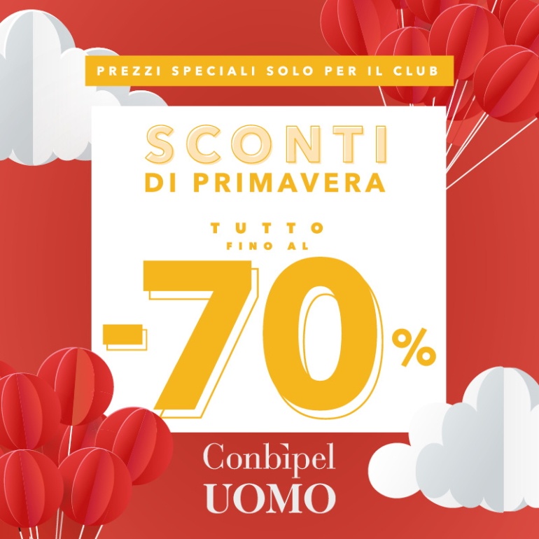 TUTTO scontato fino al 70%